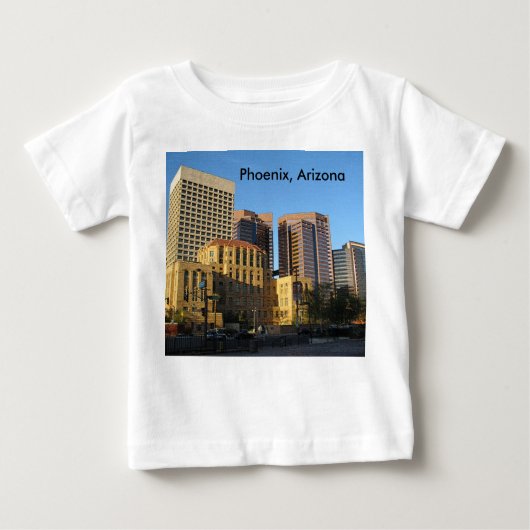 Phoenix, Arizona Downtown Baby T-shirt (Vorderseite)