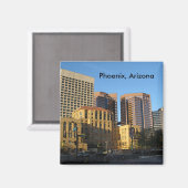 Phoenix, Arizona Downtown Magnet (Vorderseite/Rückseite)