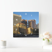 Phoenix, Arizona Downtown Quadratische Wanduhr (Zuhause)