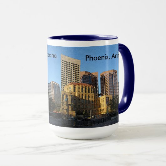 Phoenix, Arizona Downtown Tasse (VorderseiteRechts)