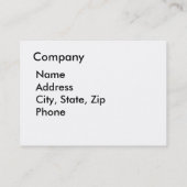 Phoenix, Arizona Downtown Visitenkarte (Rückseite)