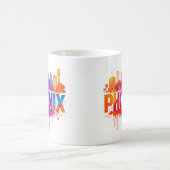 Phoenix Arizona Farbenfrohe Skyline Wasserfarbenpf Kaffeetasse (Mittel)