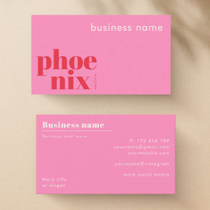 Phoenix Arizona Firmen Shop Visitenkarte