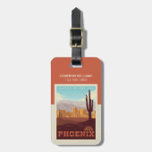 Phoenix, Arizona Gepäckanhänger (Vorderseite vertikal)