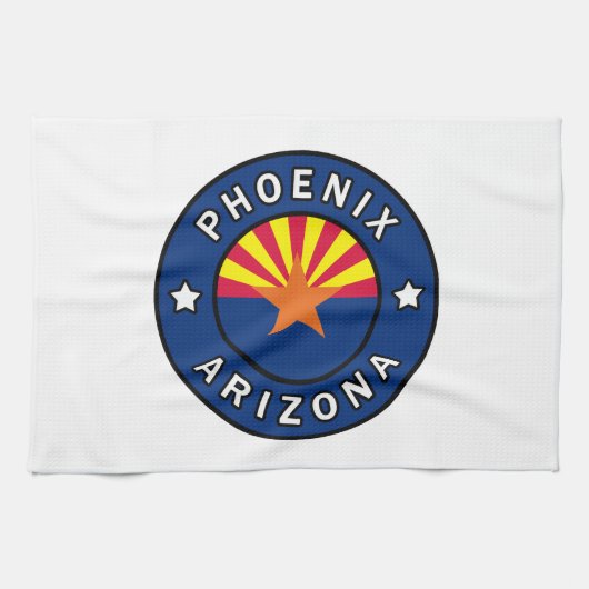 Phoenix Arizona Geschirrtuch (Horizontal)