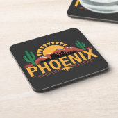 Phoenix Arizona Getränkeuntersetzer (Linke Seite)