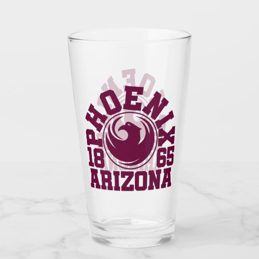 Phoenix, Arizona Glas (Rückseite)