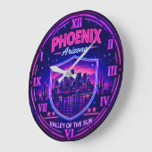 Phoenix Arizona Große Wanduhr (Winkel)