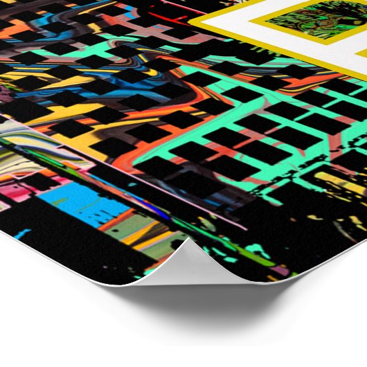 Phoenix, Arizona in Graffiti Poster (Ecke)