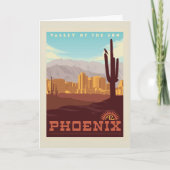 Phoenix, Arizona Karte (Vorderseite)