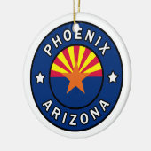 Phoenix Arizona Keramik Ornament (Links)