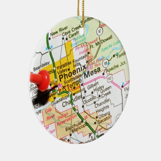 Phoenix, Arizona Keramik Ornament (Rechts)