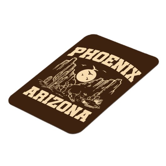 Phoenix, Arizona Magnet (Linke Seite)