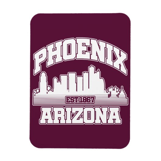 Phoenix, Arizona Magnet (Vertikal)