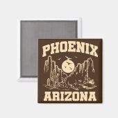 Phoenix, Arizona Magnet (Vorderseite/Rückseite)