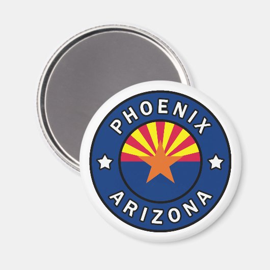 Phoenix Arizona Magnet (Vorderseite/Rückseite)