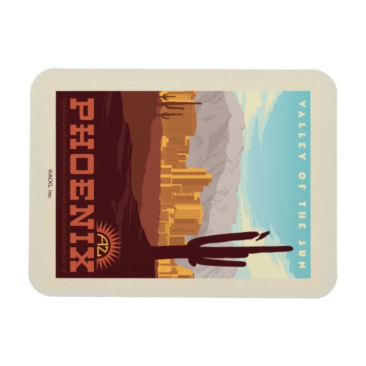 Phoenix, Arizona Magnet (Horizontal)