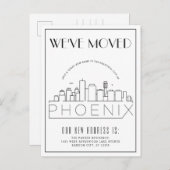 Phoenix, Arizona Moderner Deko | Änderung der Ansc Ankündigungspostkarte (Vorne/Hinten)
