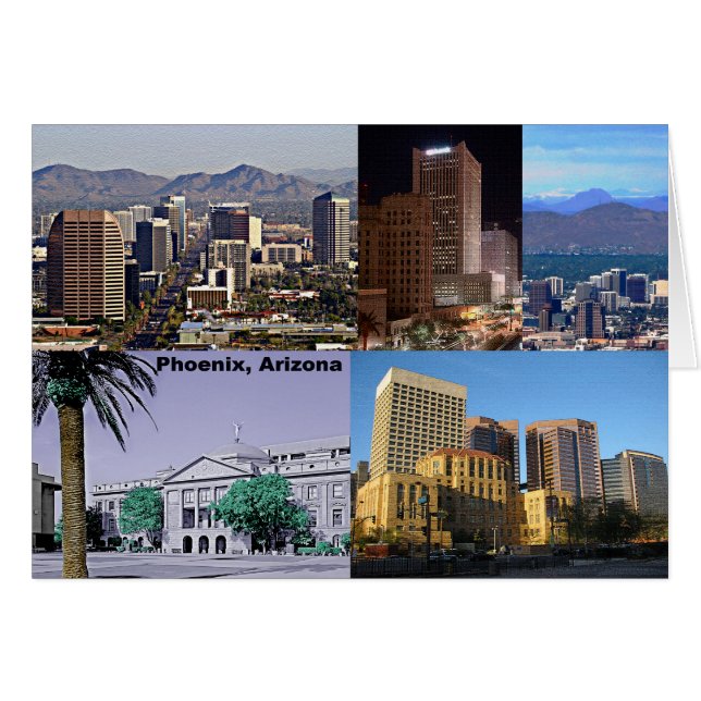 Phoenix Arizona Montage (Vorderseite (Horizontal))