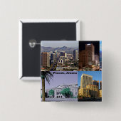 Phoenix Arizona Montage Button (Vorne & Hinten)
