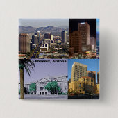 Phoenix Arizona Montage Button (Vorderseite)