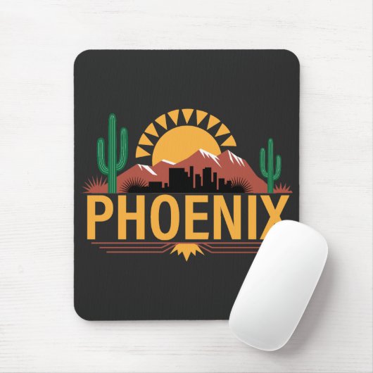 Phoenix Arizona Mousepad (Mit Mouse)