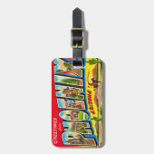 Phoenix Arizona Postcard Luggage Tag Gepäckanhänger (Vorderseite vertikal)