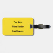 Phoenix Arizona Postcard Luggage Tag Gepäckanhänger (Rückseite horizontal)