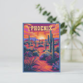 Phoenix, Arizona Postkarte (Stehend Vorderseite)