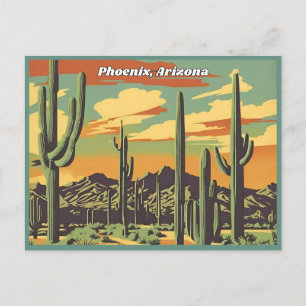 Phoenix, Arizona Postkarte