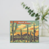 Phoenix, Arizona Postkarte (Stehend Vorderseite)