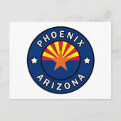 Phoenix Arizona Postkarte (Vorderseite)