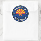 Phoenix Arizona Quadratischer Aufkleber (Tasche)