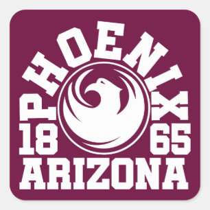 Phoenix, Arizona Quadratischer Aufkleber