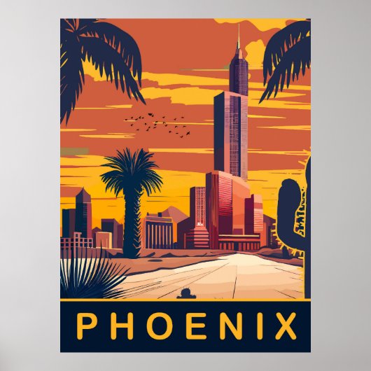 Phoenix, Arizona, Reisen Poster (Vorne)
