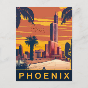 Phoenix, Arizona, Reisen Postkarte