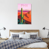 Phoenix Arizona | Reiseplakat Leinwanddruck (Insitu (Schlafzimmer))