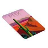 Phoenix Arizona | Reiseplakat Magnet (Rechte Seite)