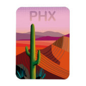 Phoenix Arizona | Reiseplakat Magnet (Vertikal)