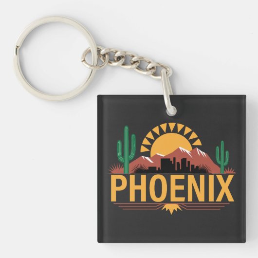 Phoenix Arizona Schlüsselanhänger (Vorderseite)
