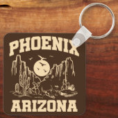 Phoenix, Arizona Schlüsselanhänger (Rückseite)