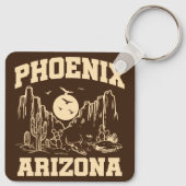 Phoenix, Arizona Schlüsselanhänger (Rückseite)