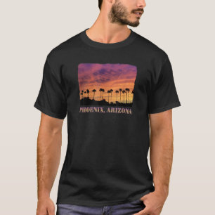 Phoenix Arizona Schöne Palmen Sonnenuntergang T-Shirt