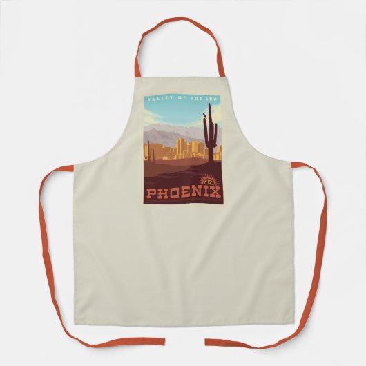 Phoenix, Arizona Schürze (Vorderseite)