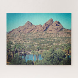 Phoenix Arizona Sehenswürdigkeit Rotes Foto Landsc Puzzle