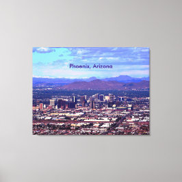 Phoenix Arizona Skyline am Tag Leinwanddruck