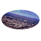 Phoenix Arizona Skyline am Tag Schneidebrett (Ecke)