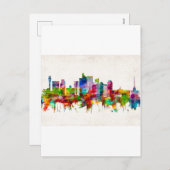 Phoenix Arizona Skyline Feiertagspostkarte (Vorne/Hinten)