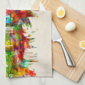 Phoenix Arizona Skyline Geschirrtuch (Viertel Falte)