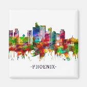 Phoenix Arizona Skyline Magnet (Vorne)